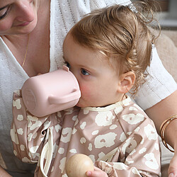 BÉABA Tasse d'Apprentissage Silicone - Barbe à Papa 