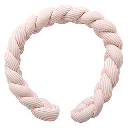 BB&Co Tresse Décorative Ouatinée Multi-usages - Rayé Vieux Rose