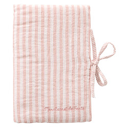 BB&Co Protège-carnet de Santé - Rayé Vieux Rose