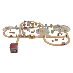 Little Dutch Circuit de Train en Bois XXL