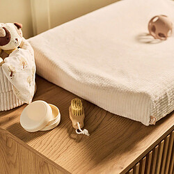 Jollein Housse Matelas à Langer Cloudy Rib - Oatmeal
