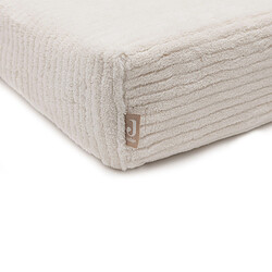 Jollein Housse Matelas à Langer Cloudy Rib - Oatmeal pas cher