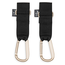 Jollein Lot de 2 Crochets pour Poussette - Noir