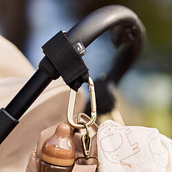 Jollein Lot de 2 Crochets pour Poussette - Noir