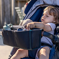 Ezimoov Organisateur de Poussette Evolutif Ezi Snack 2-en-1 - Noir