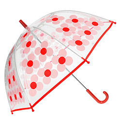 Rex London Parapluie Transparent - Pink Daisy