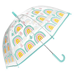 Rex London Parapluie Transparent - Rainbow