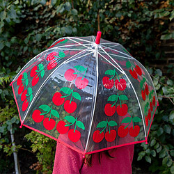 Rex London Parapluie Transparent - Cherry