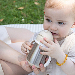 BÉABA Tasse Paille Inox Clay Earth - 250 ml 