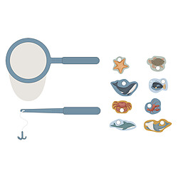 Little Dutch Jeu de Bain Pêche à la Ligne - Blue