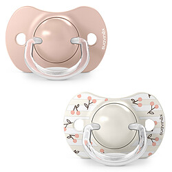 Suavinex Lot de 2 Sucettes Symétriques SX Pro Birdies Rose - 0/6 Mois