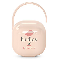 Suavinex Pochette Sucette Duo Birdies - Rose