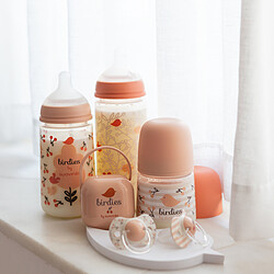 Suavinex Pochette Sucette Duo Birdies - Rose