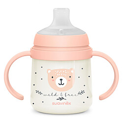 Suavinex Biberon à Anses Wild & Free Night and Day Rose - 150 ml