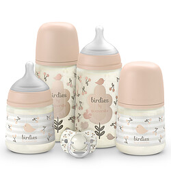 Suavinex Set Nouveau-né Birdies - Rose