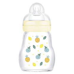 MAM Biberon Verre Colors of Nature Blanc - 170 ml