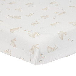 Little Dutch Drap Housse Newborn Naturals Baby Bunny - 60 x 120 cm