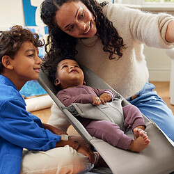 BabyBjörn Transat Bliss Jersey 3D - Gris Sable