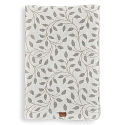 Quax Housse Matelas à Langer Natural - Leaf