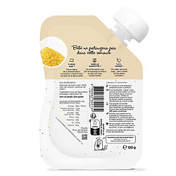 Popote Gourde Repas Bio Polenta - 120 g