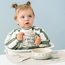 Done by Deer Tasse d'Apprentissage Hermétique Foodie Tiny Farm Rose - 260 ml