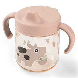 Done by Deer Tasse d'Apprentissage Hermétique Foodie Tiny Farm Rose - 260 ml