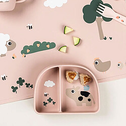 Acheter Bol Stick & Stay Compartimenté - Tiny Farm Rose