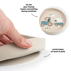 Avis Coffret Repas 3 Pièces Stick & Stay - Tiny Farm Sable