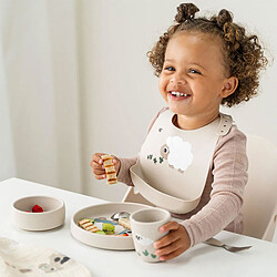 Coffret Repas 3 Pièces Stick & Stay - Tiny Farm Sable