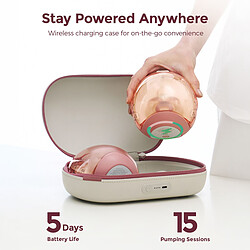 Momcozy Tire-lait Air 1 Double - Rouge pas cher