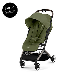 Cybex Poussette de Voyage Ultra-compacte Orfeo Châssis Taupe - Moss Green
