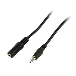 Rallonge audio Jack 3.5 mm stéréo mâle/femelle (10 mètres) Câble Jack 3.5 mm mâle / 3.5 mm femelle