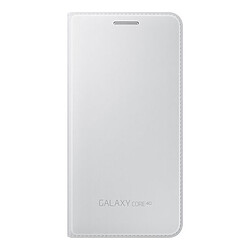 Étui folio pour Samsung Galaxy Core 4G - Blanc