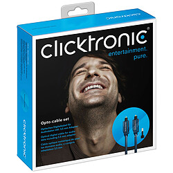 Clicktronic câble Toslink (1 mètre) pas cher