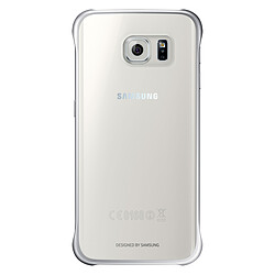 Coque rigide Samsung transparente et argentée pour Samsung Galaxy S6 Edge