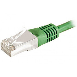 Cordon RJ45 catégorie 6a F/UTP 20 m (Vert)