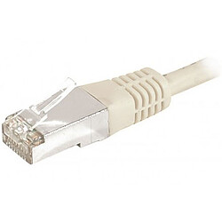 Cordon RJ45 catégorie 6a F/UTP 20 m (Beige)