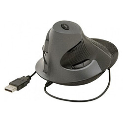 Souris ergonomique verticale USB (noire) Souris ergonomique verticale