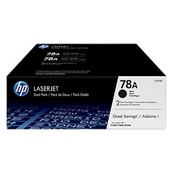 HP 78A Pack de 2 (CE278D) - Noir