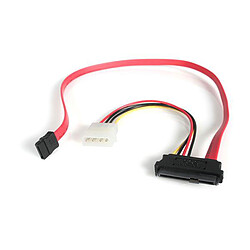 StarTech.com Câble 46 cm SAS 29 broches vers SATA avec alimentation LP4