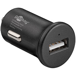 Goobay Chargeur rapide USB 2.4A sur prise allume-cigare (noir)