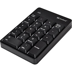 Sandberg Wireless Numeric Keypad 2 Pavé numérique sans fil compatible PC et Mac