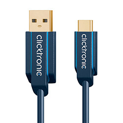 Acheter Clicktronic Câble USB-C To USB-A 3.0 (Mâle/Mâle) - 0.5 m