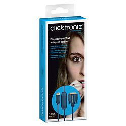 Clicktronic câble DisplayPort / DVI-D (3 mètres)