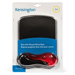 Kensington tapis de souris Duo Gel (coloris noir/rouge)