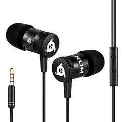 KLIM Ecouteurs gaming intra-auriculaire FUSION noir