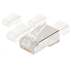 Connecteurs RJ45 catégorie 6 STP (par 10)