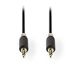 Nedis câble haute qualité audio stéréo jack 3.5 mm (1 mètre)