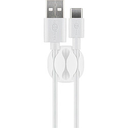 Goobay Set Cable Management - Blanc