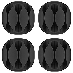 Goobay 3 Slot Cable Management - Noir (x4)